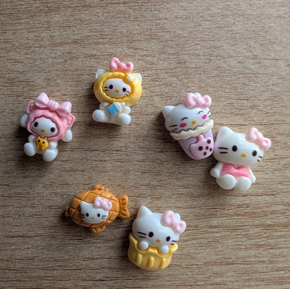 Cute Character Hair Clips Set